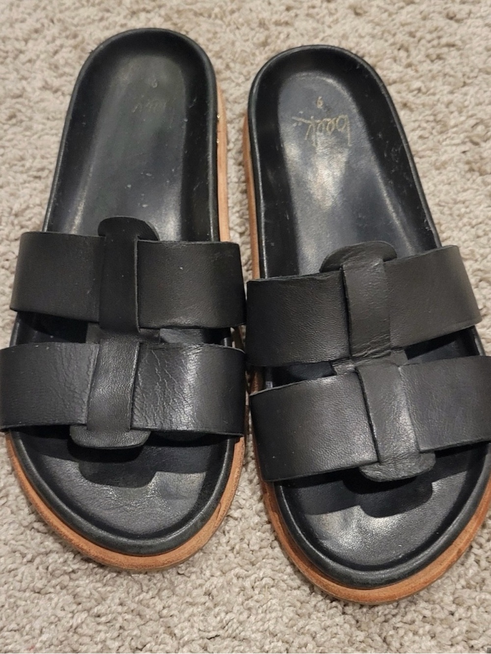 Beek Leather Sandals Size 9